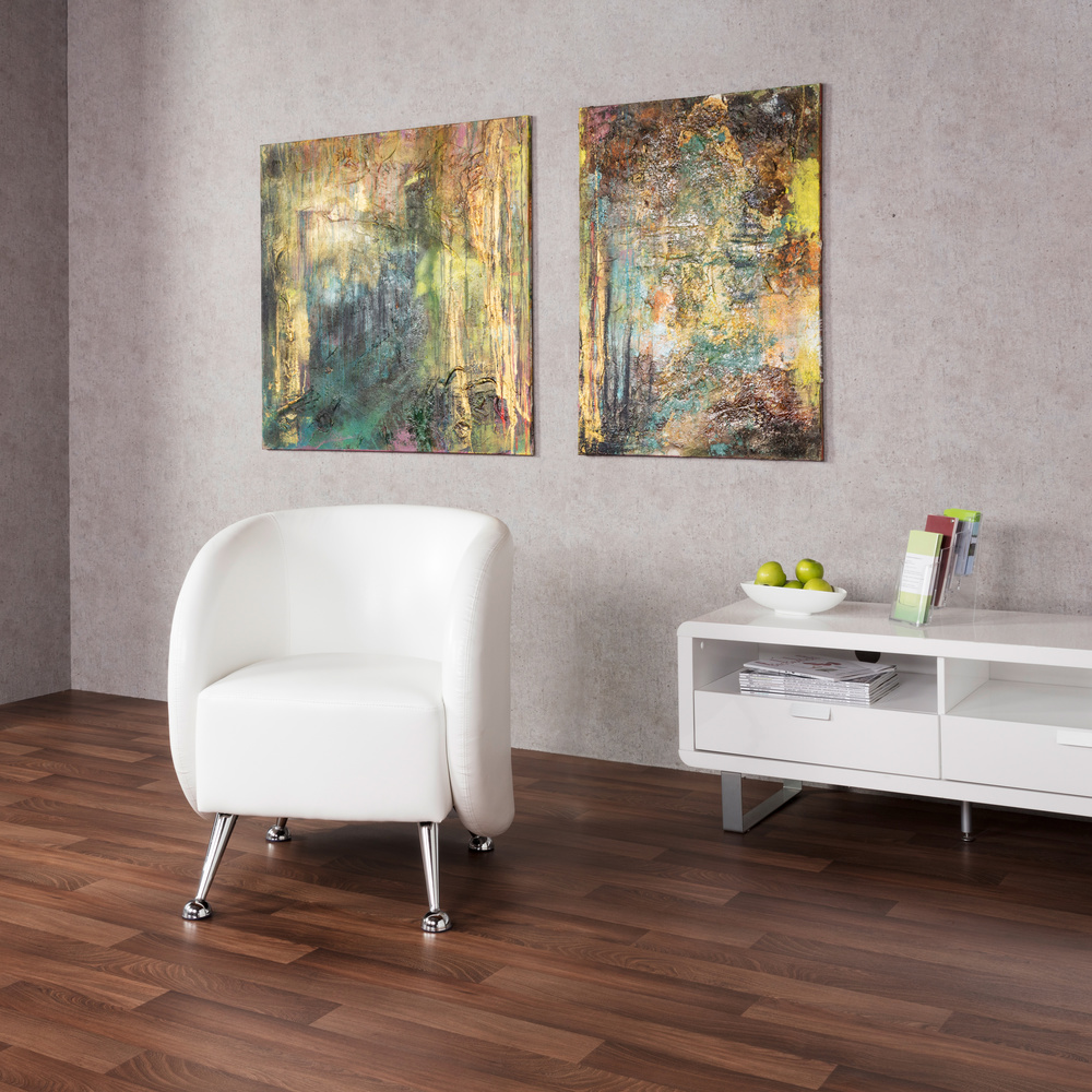 St. Lucia Office chair Faux leather White