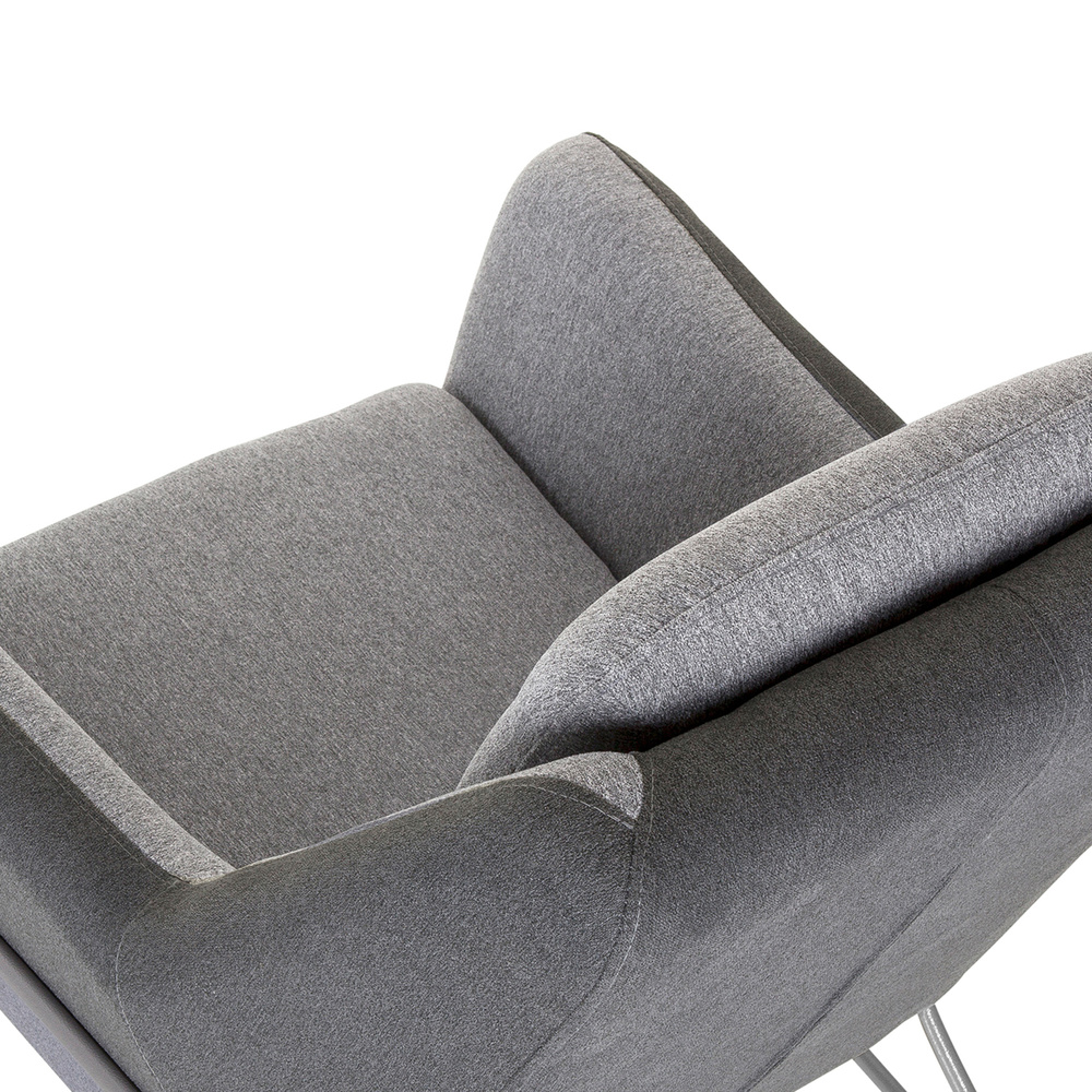 LAGUN armchair fabric grey