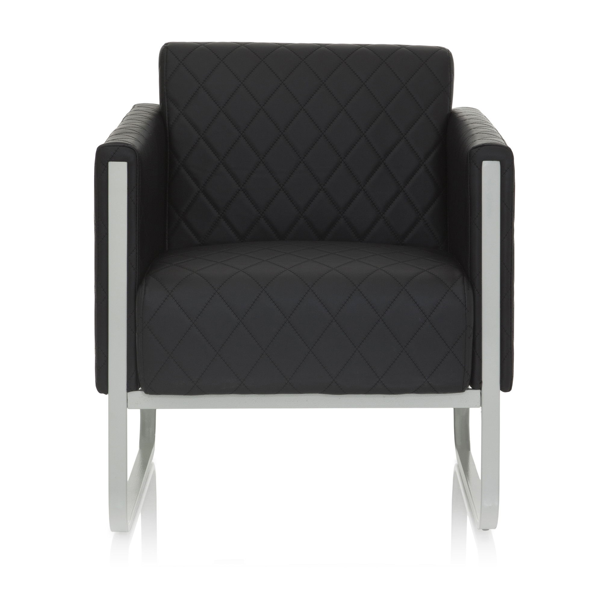 Aruba Armchair Faux Leather Black
