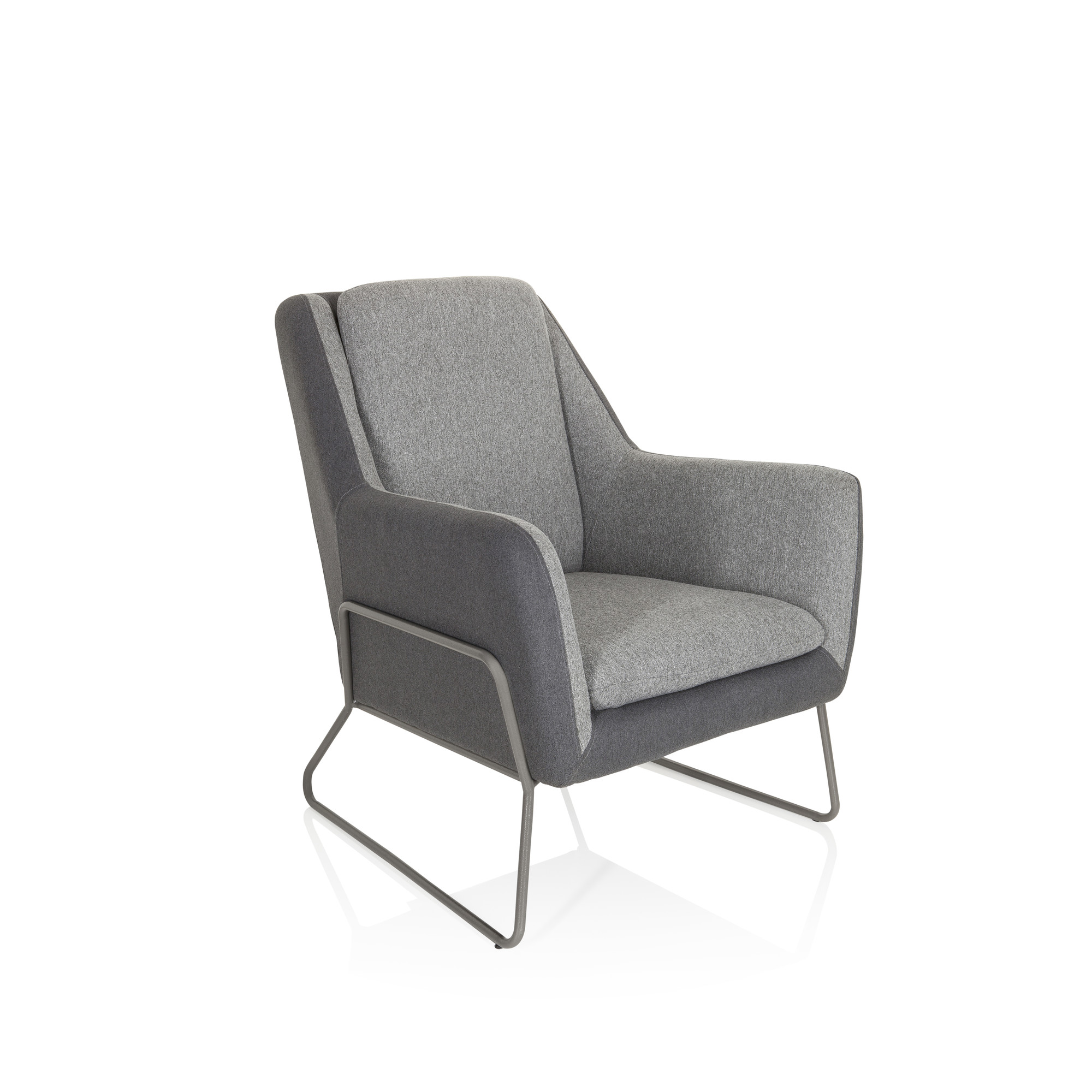 LAGUN armchair fabric grey