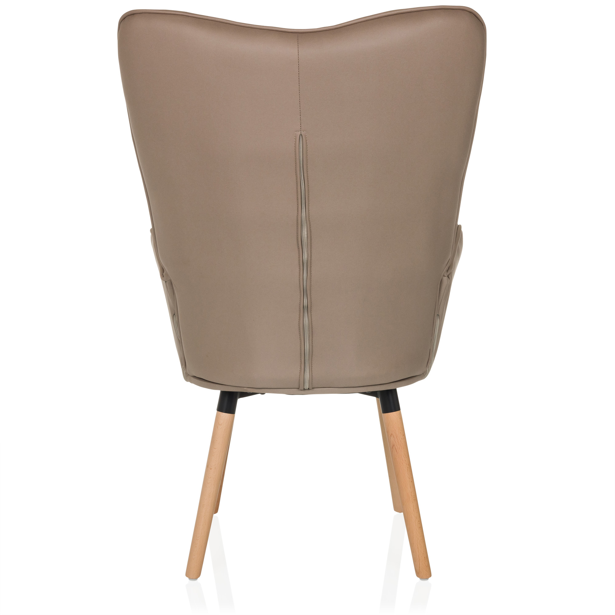 HAVENIO I Armchair Fabric Velvet Brown