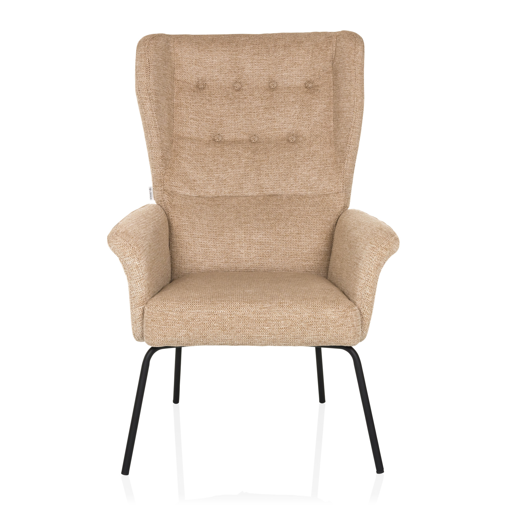 HAVENIO Armchair Fabric Beige