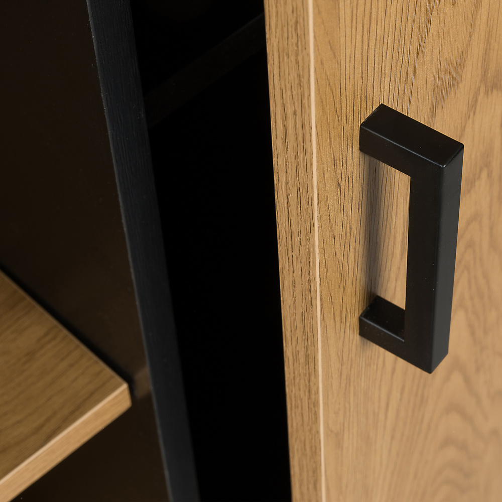 Amio H Cabinet Wood Black