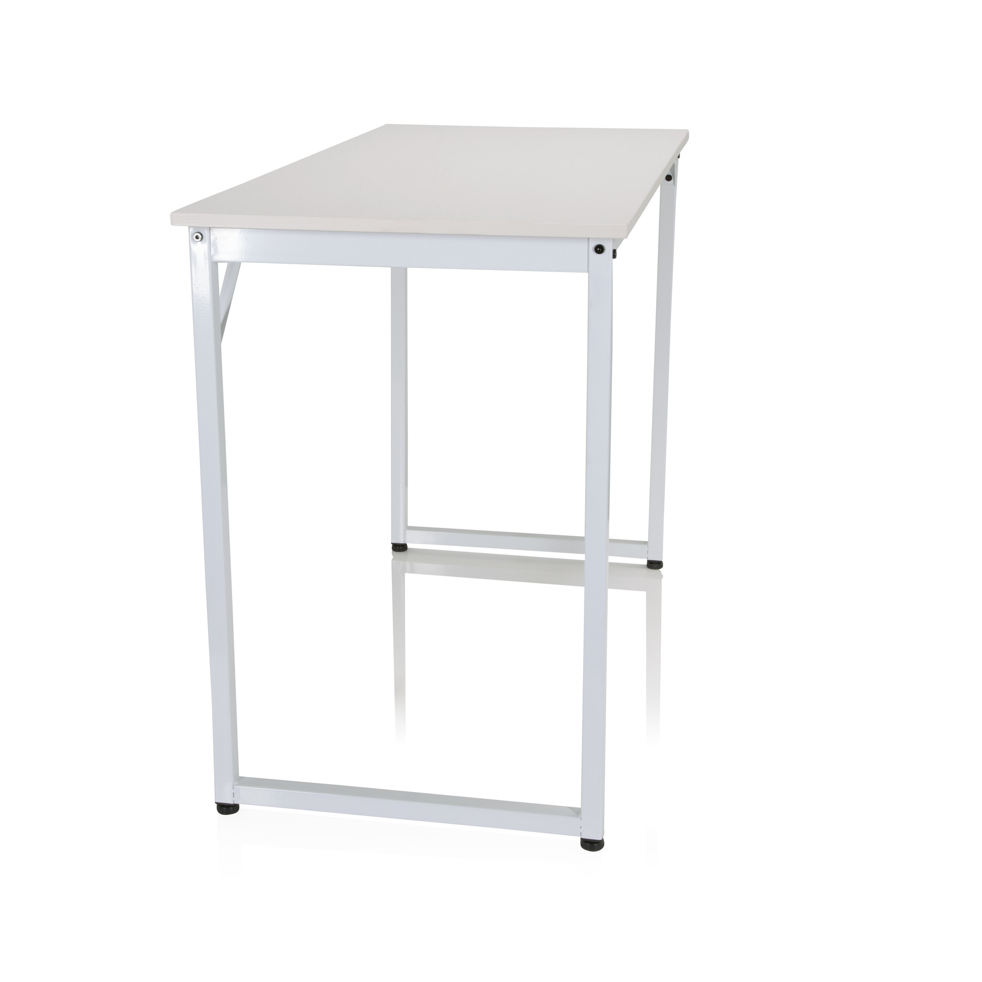 Workspace I Desk Steel Wood White