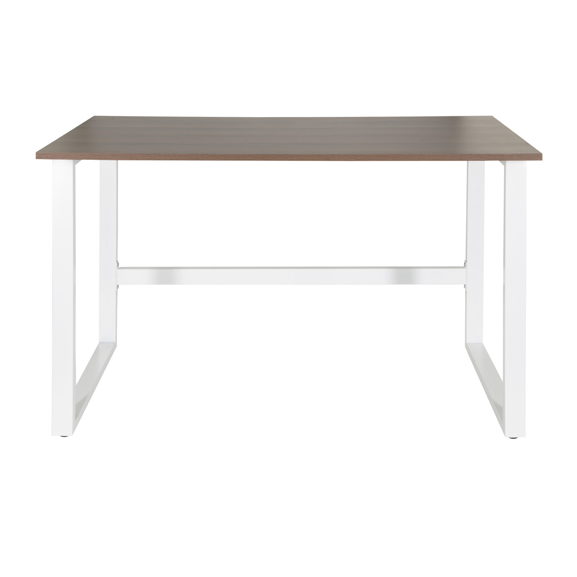 Workspace Light I Scrivania Legno Acciaio Noce Bianco