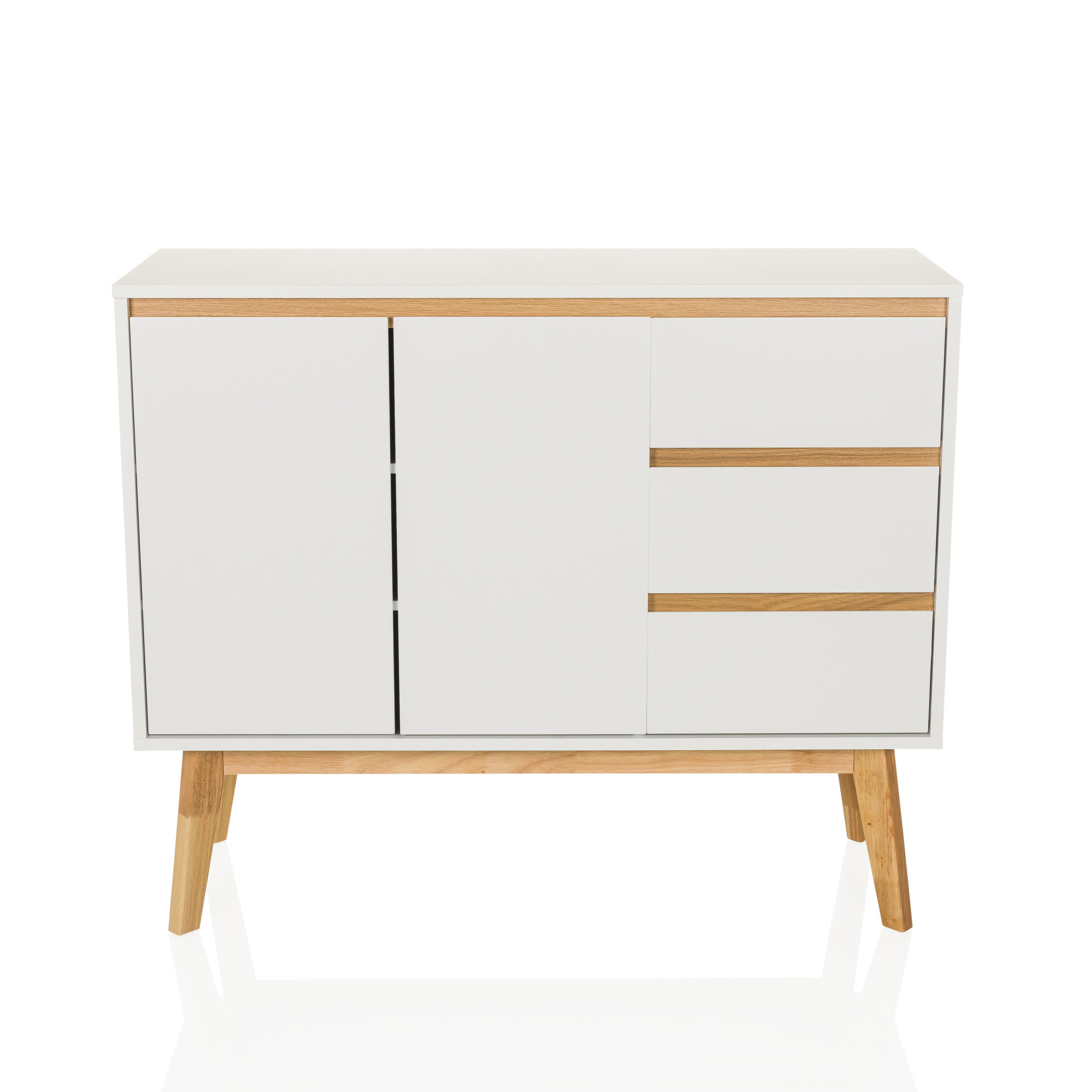 Tarolo I Cassettiera con 3 cassetti Bianco