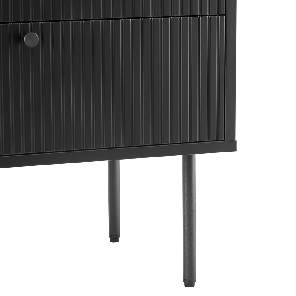 Karby's Sideboard with 6 drawers Black