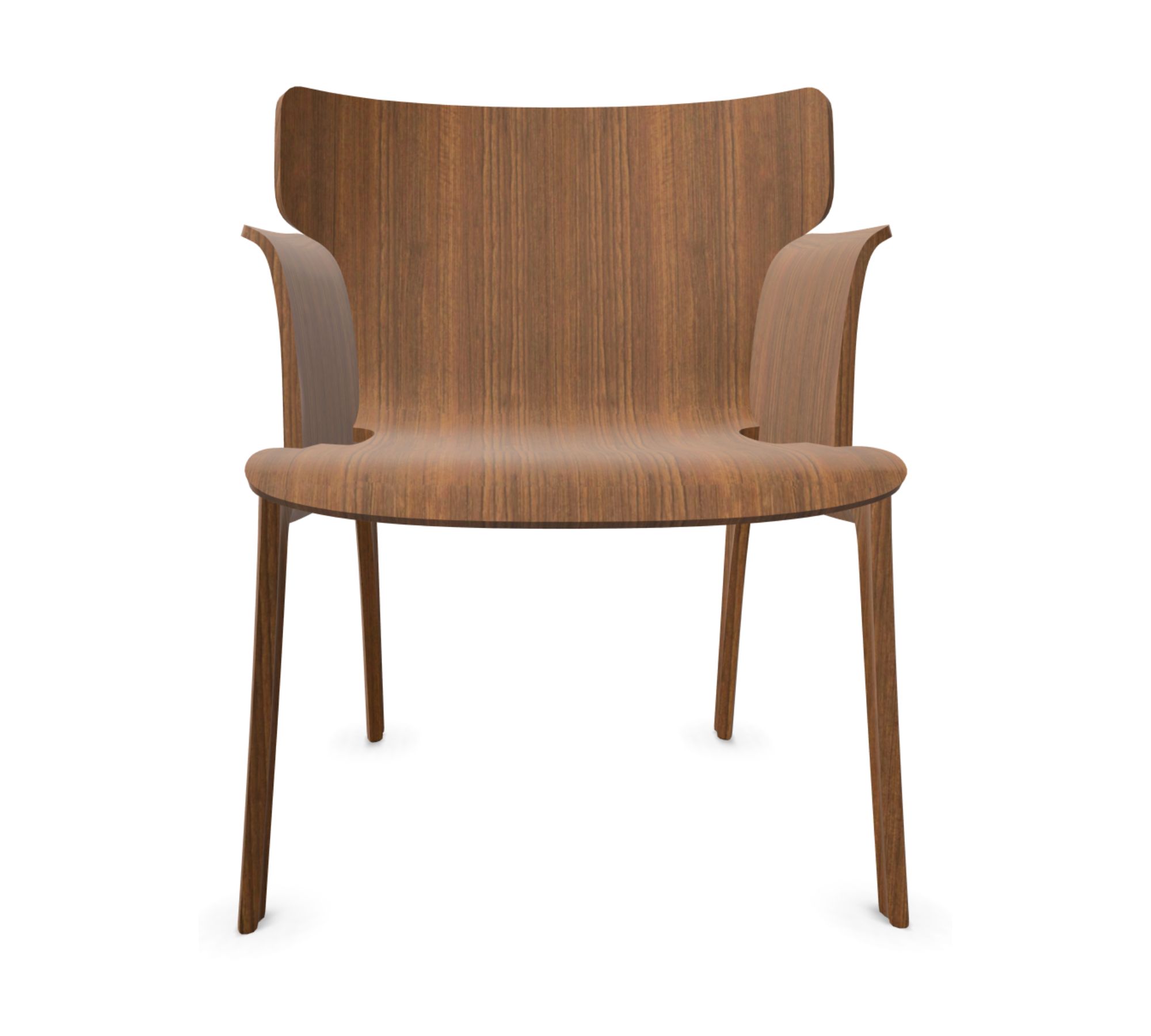 Adela Rex Armchair Walnut Brown
