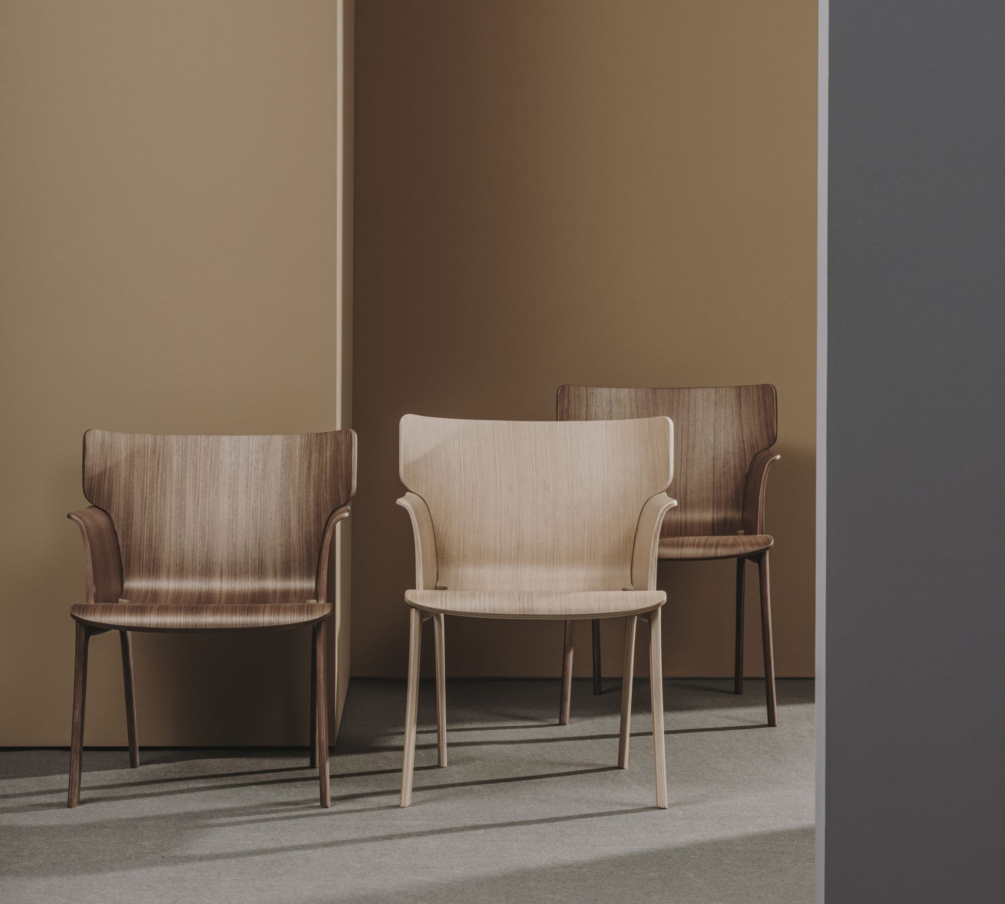 Adela Rex Armchair Walnut Brown