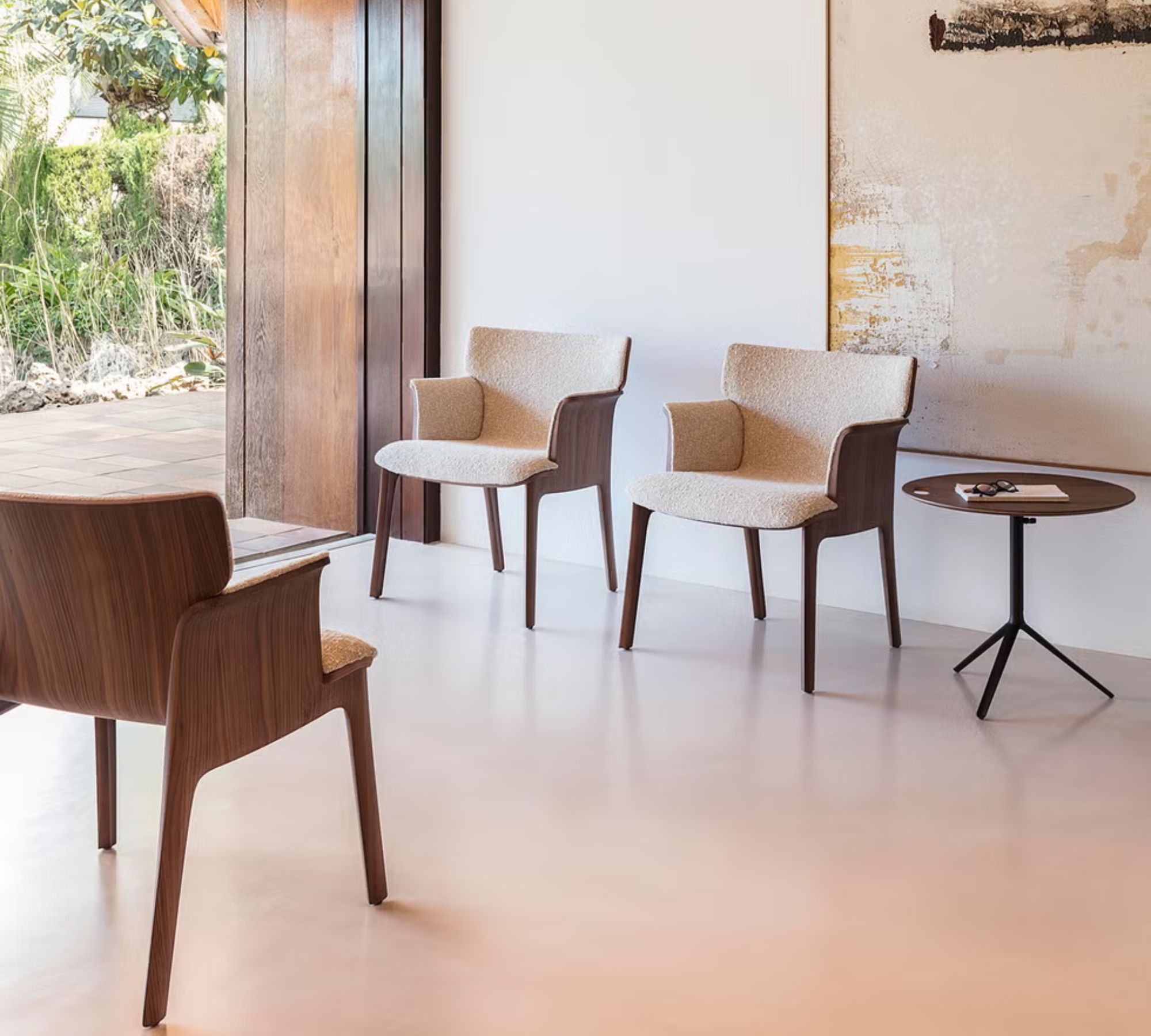 Adela Rex Armchair Walnut Brown