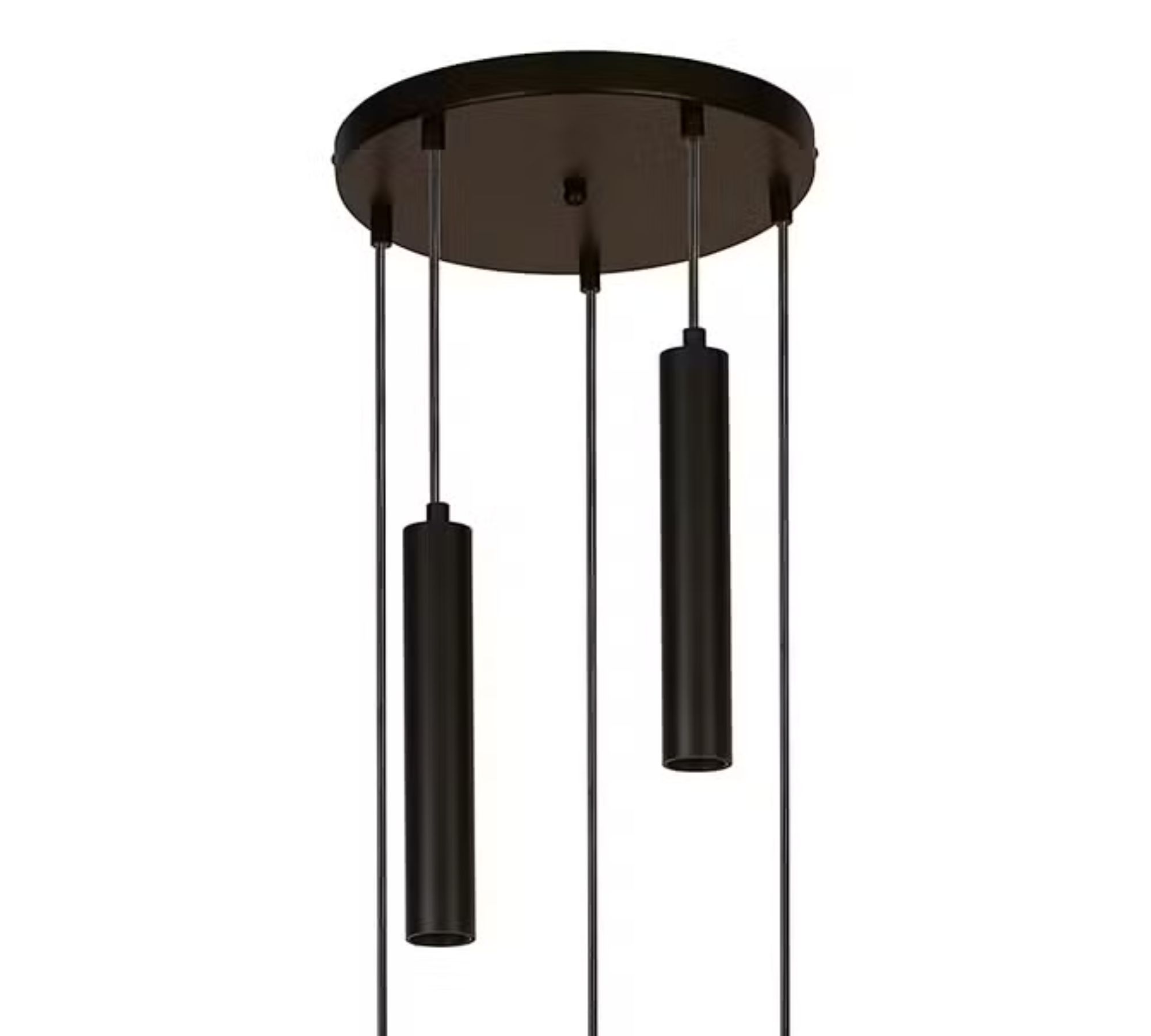 Pendant lamp Steel Black