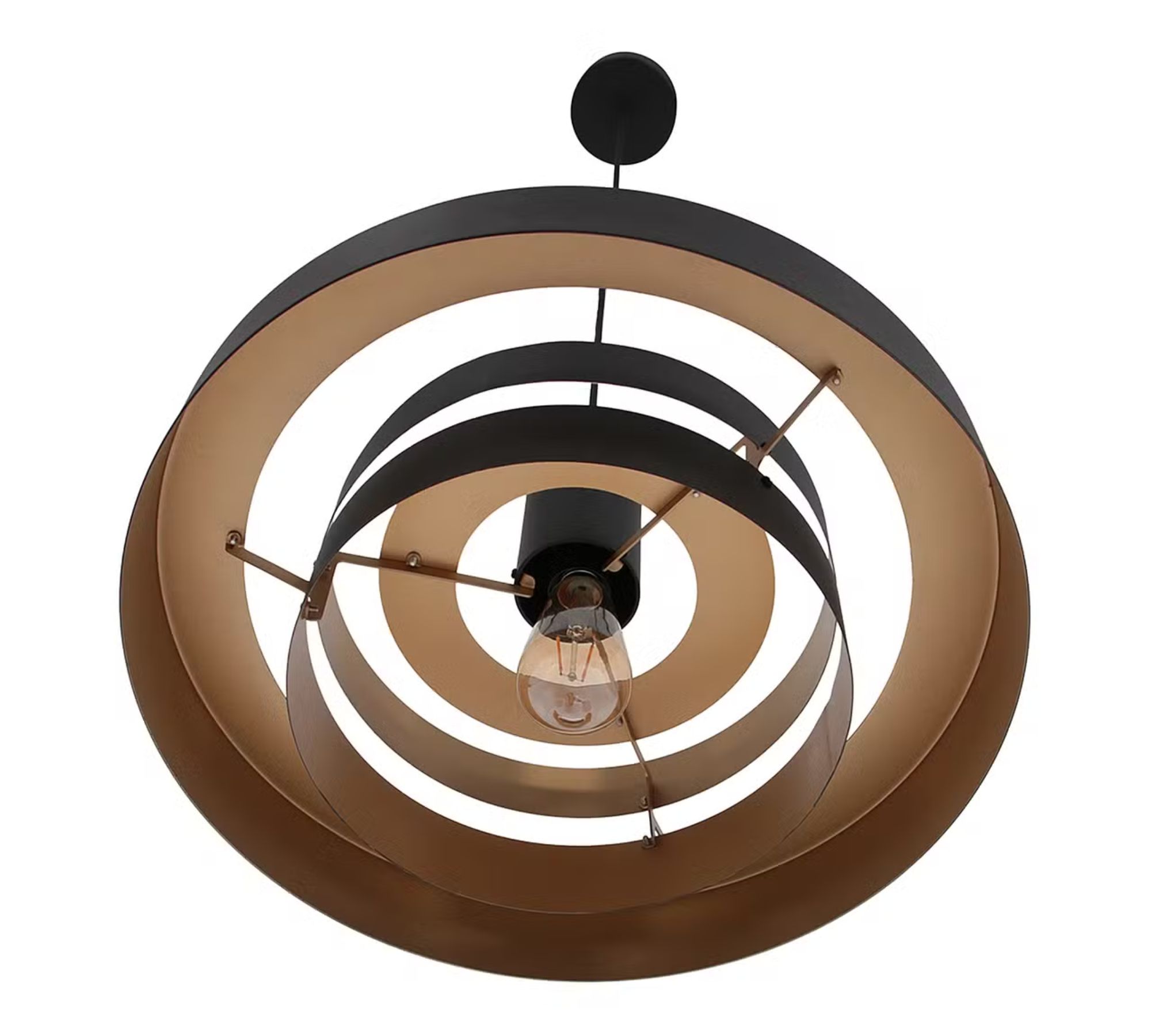 Pendant lamp 1-light Iron Black