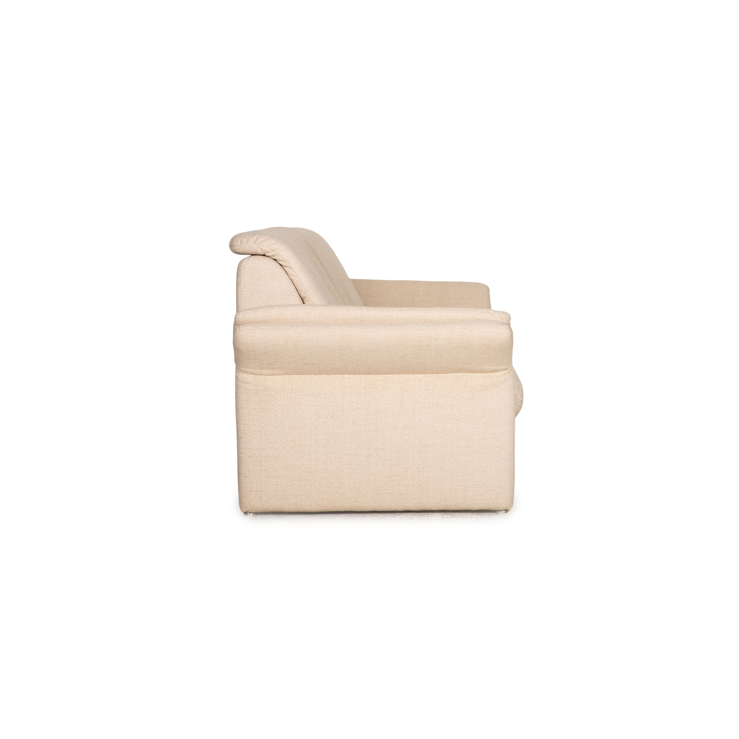 Sofa 2-Sitzer Stoff Creme