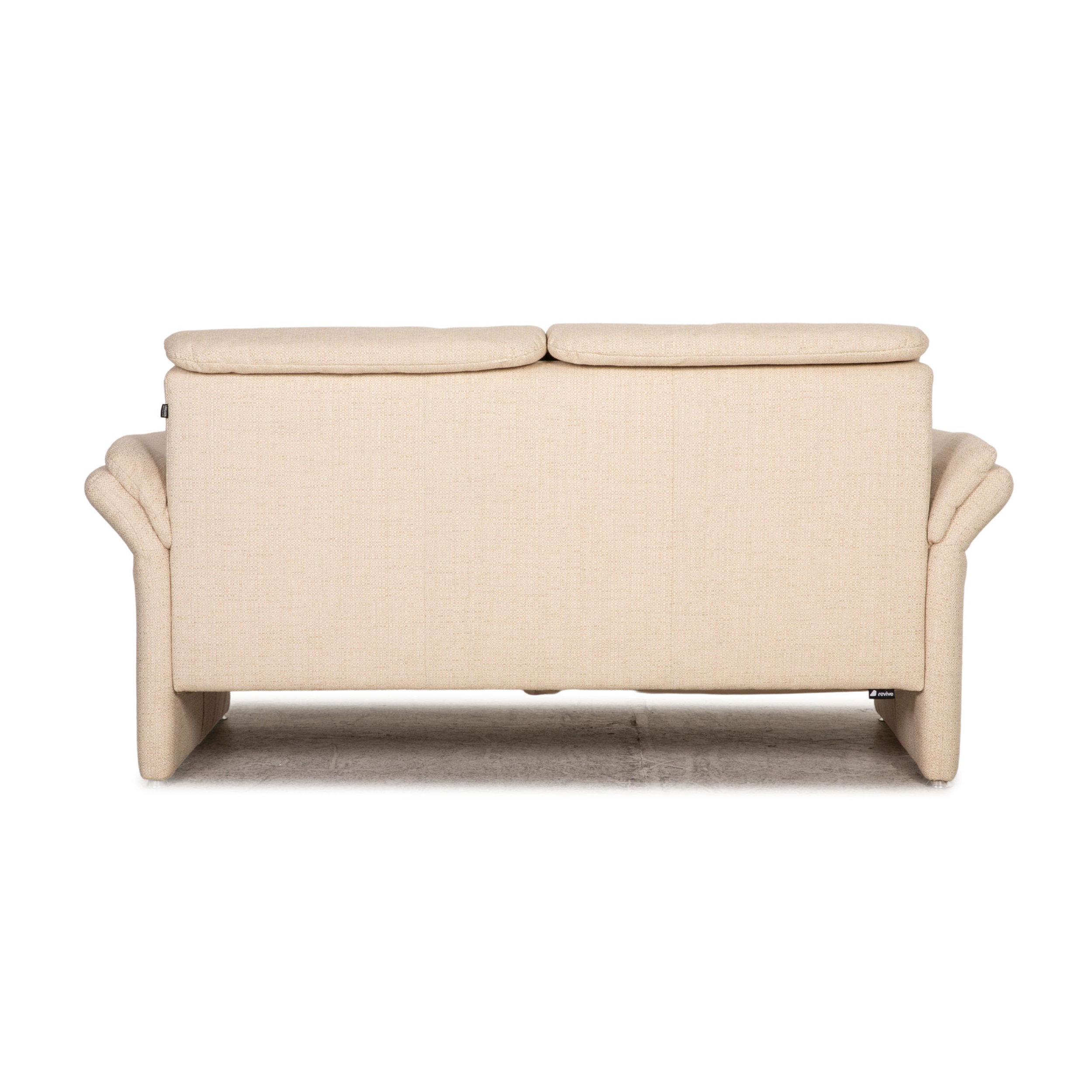 Sofa 2-Sitzer Stoff Creme