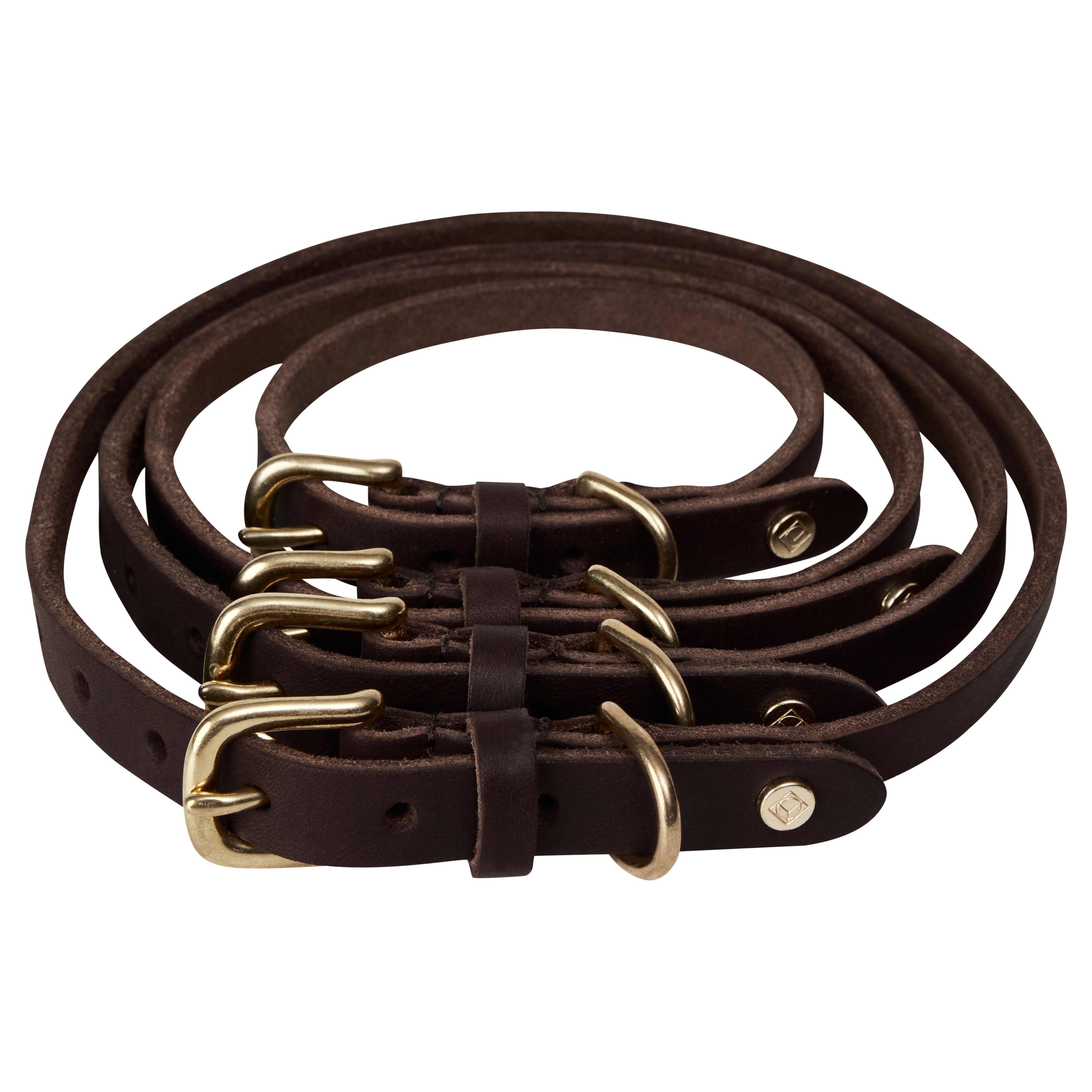 Robin Hundehalsband Leder Schokoladenbraun