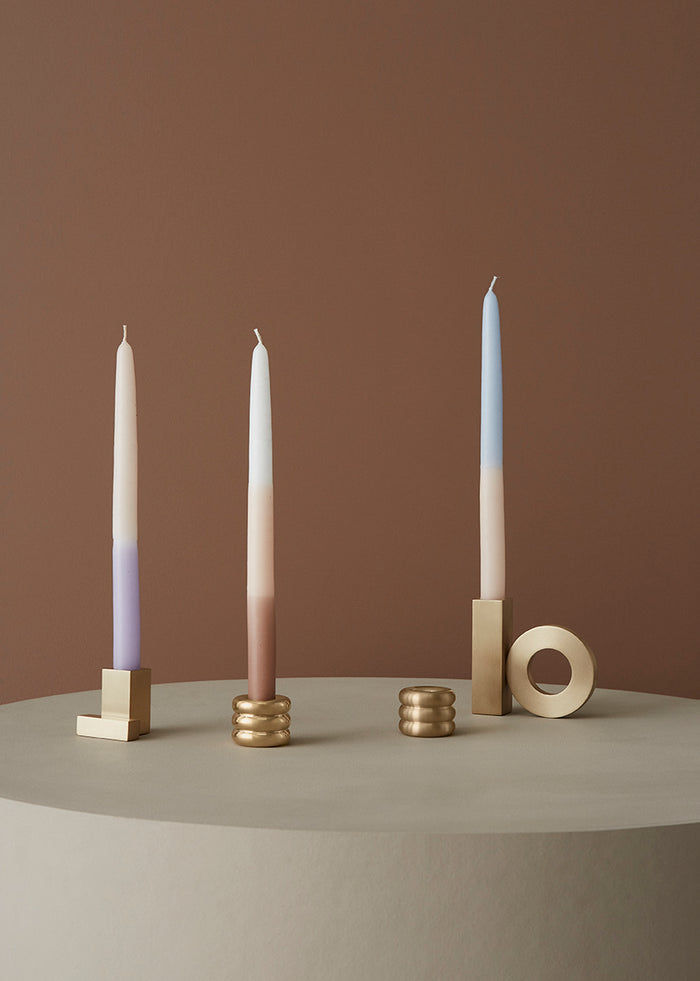 Savi Candle holder Brass Gold