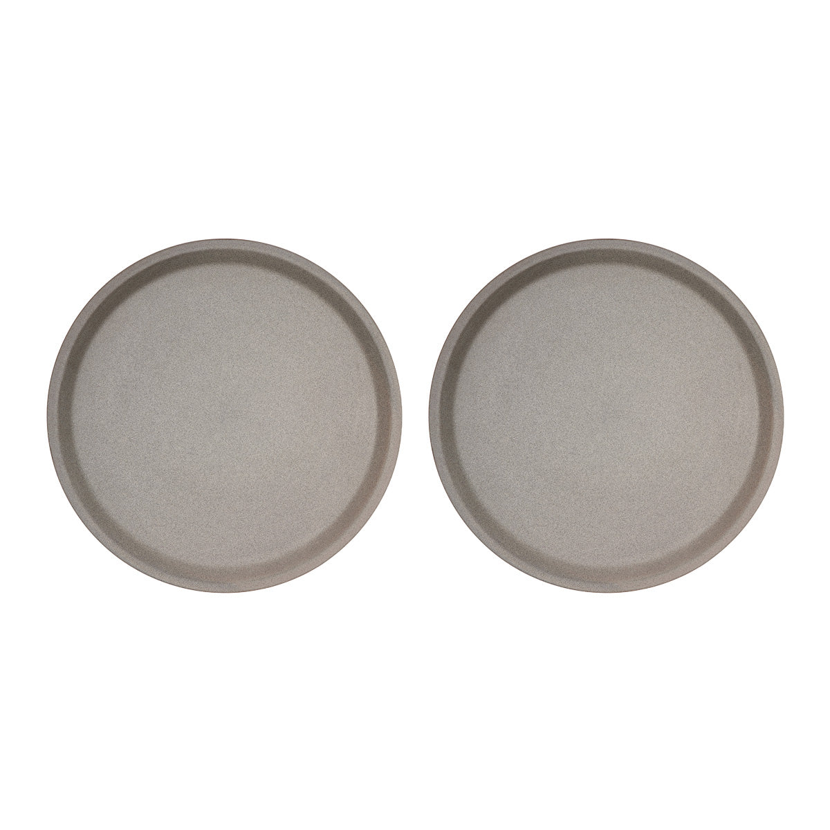 2x Yuka Plate Stone Grey