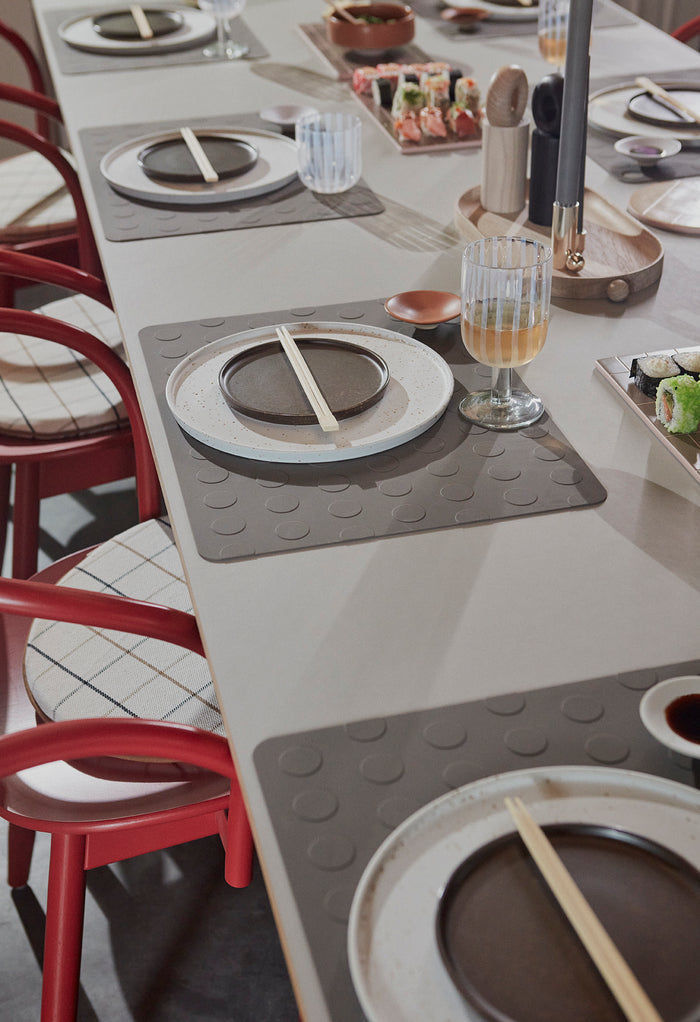 2x Dotto Placemat Brown