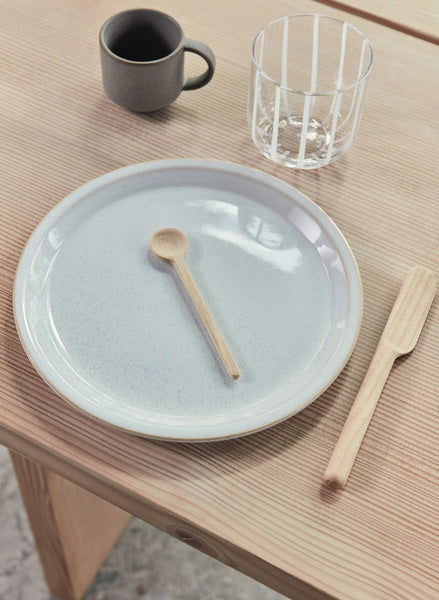 2x Yuka Lunch Plate Terracotta Cream