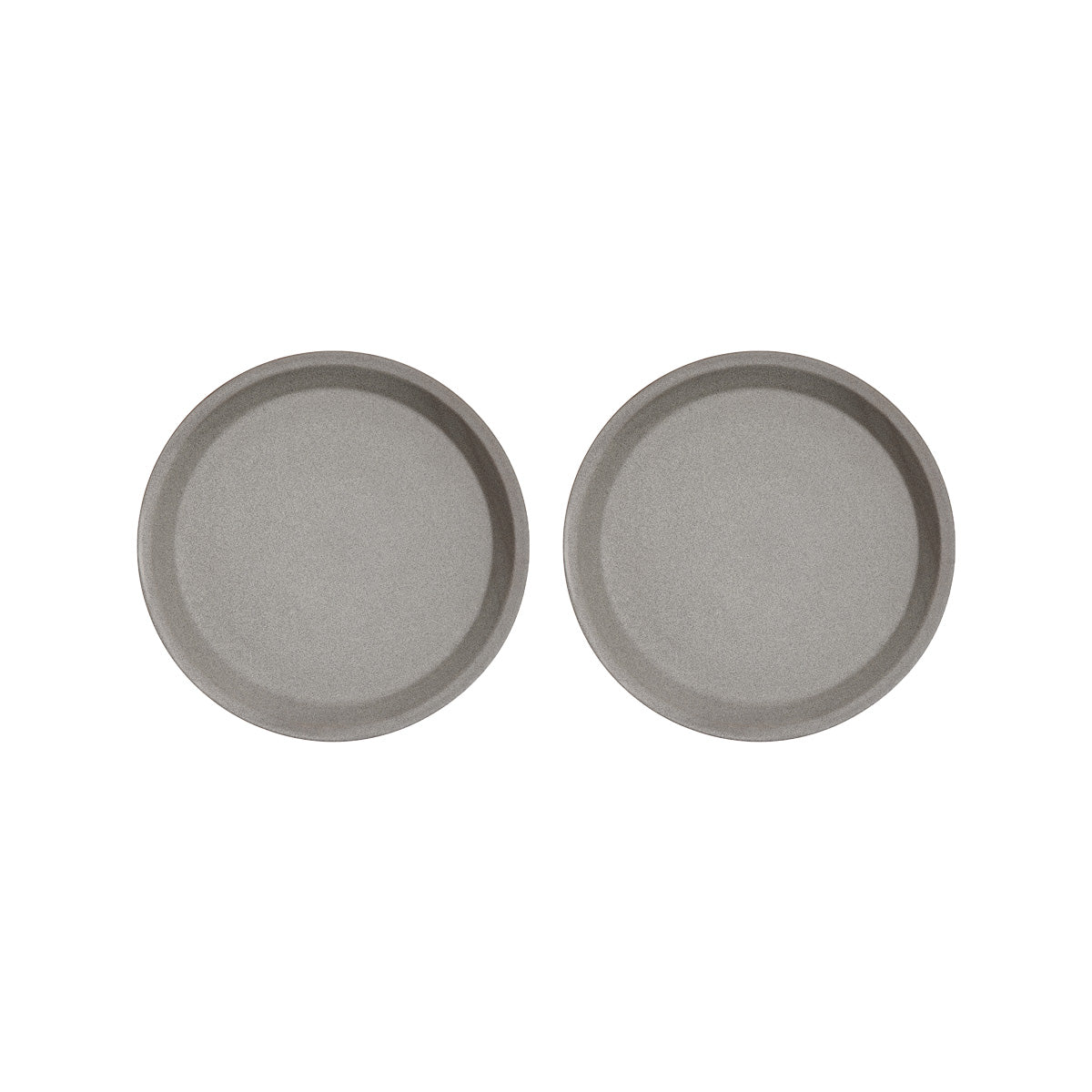 2x Yuka Plate Stone Grey