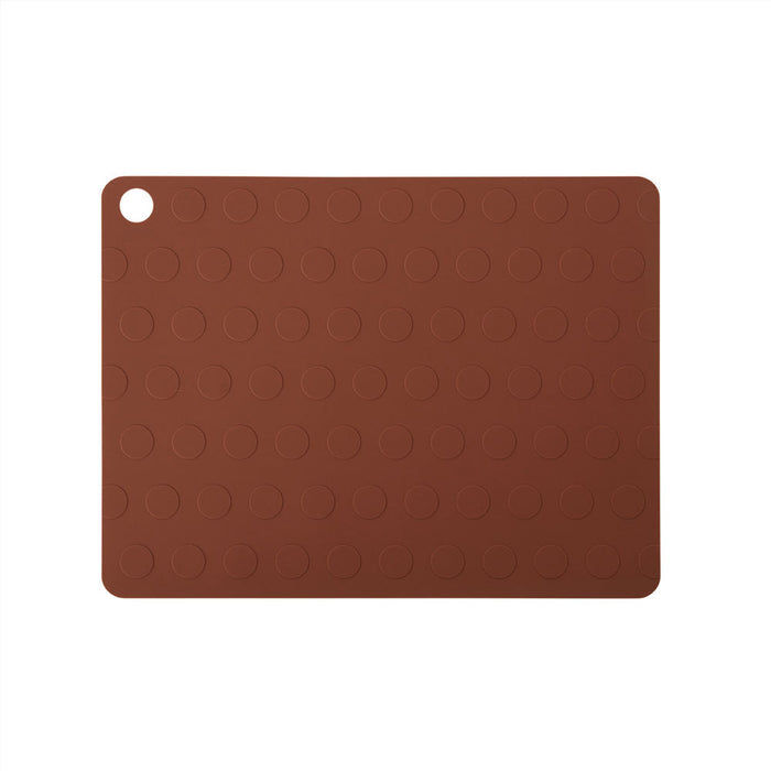 2x Dotto Table mat Brown