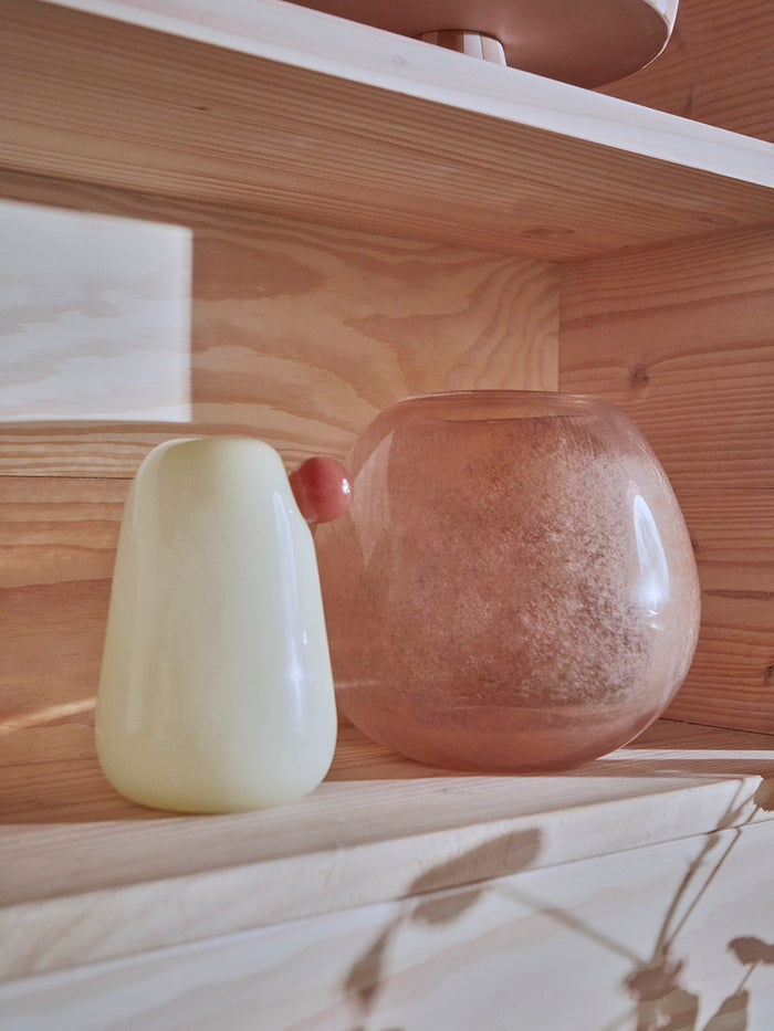 Lasi Vase Medium Glass Taupe