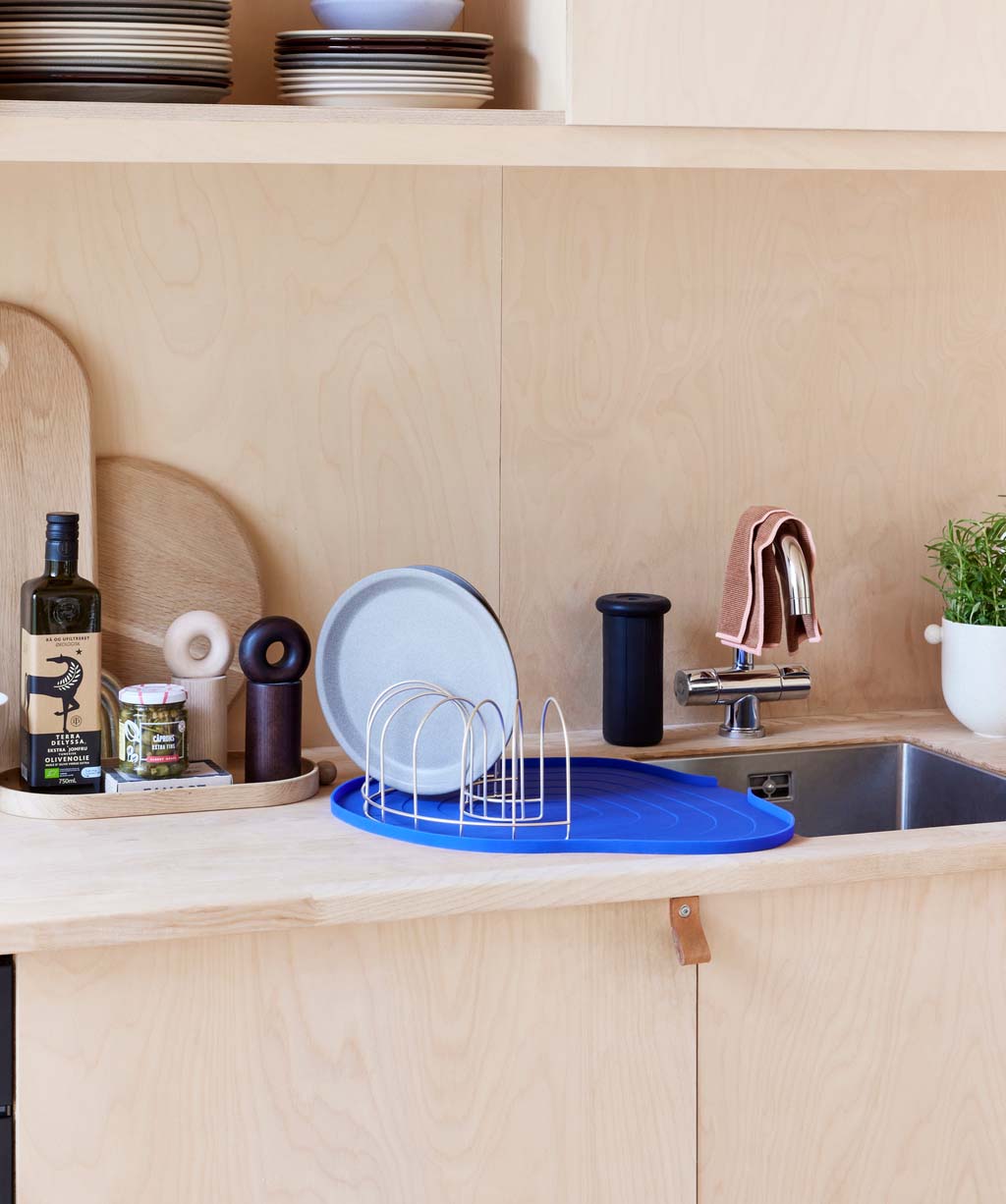 Mio Dish Rack Silicone Black