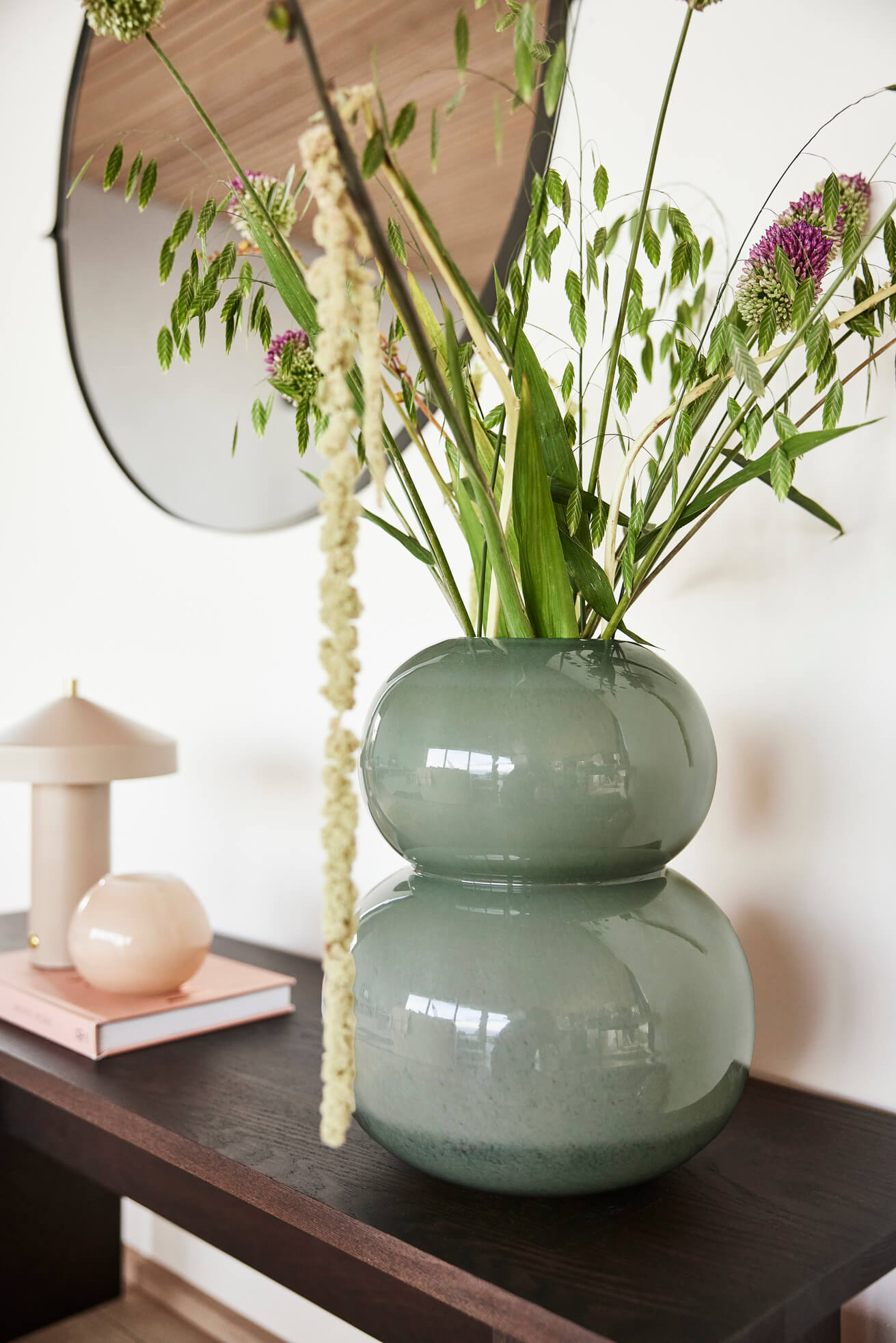 Lasi Vase Glass Large Green