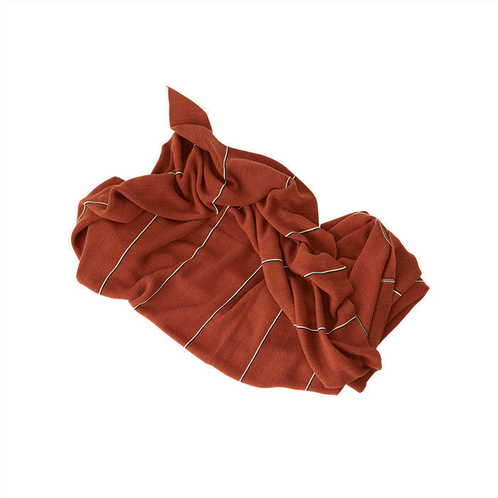 Iris Blanket Organic Cotton Red