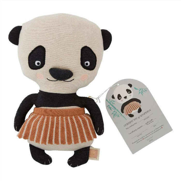 Lun Lun Panda bear plush toy Cotton Multicolor
