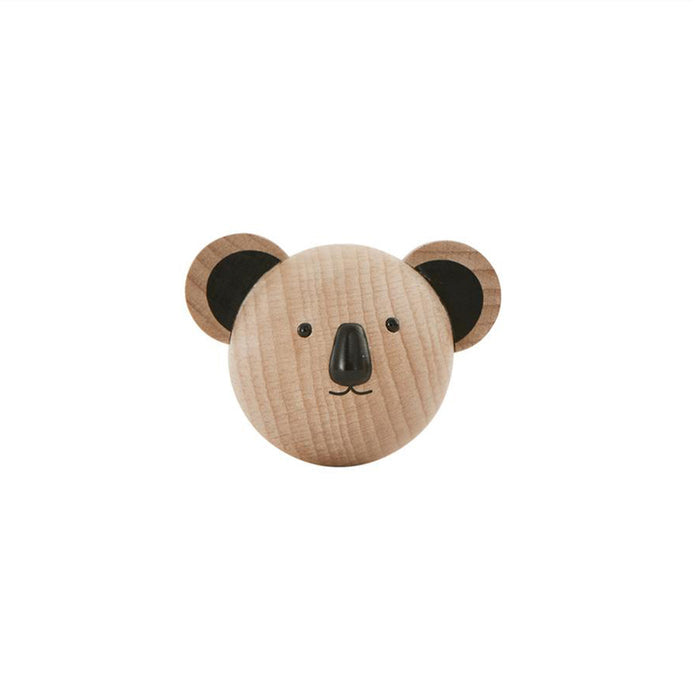 Mini Koala Hook Wood Natural