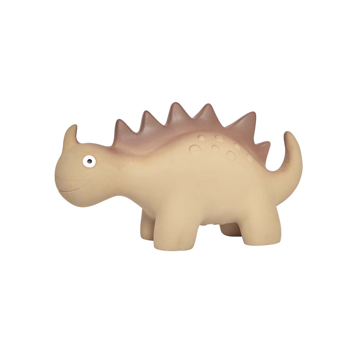 Billy Dino Teether Rubber Brown