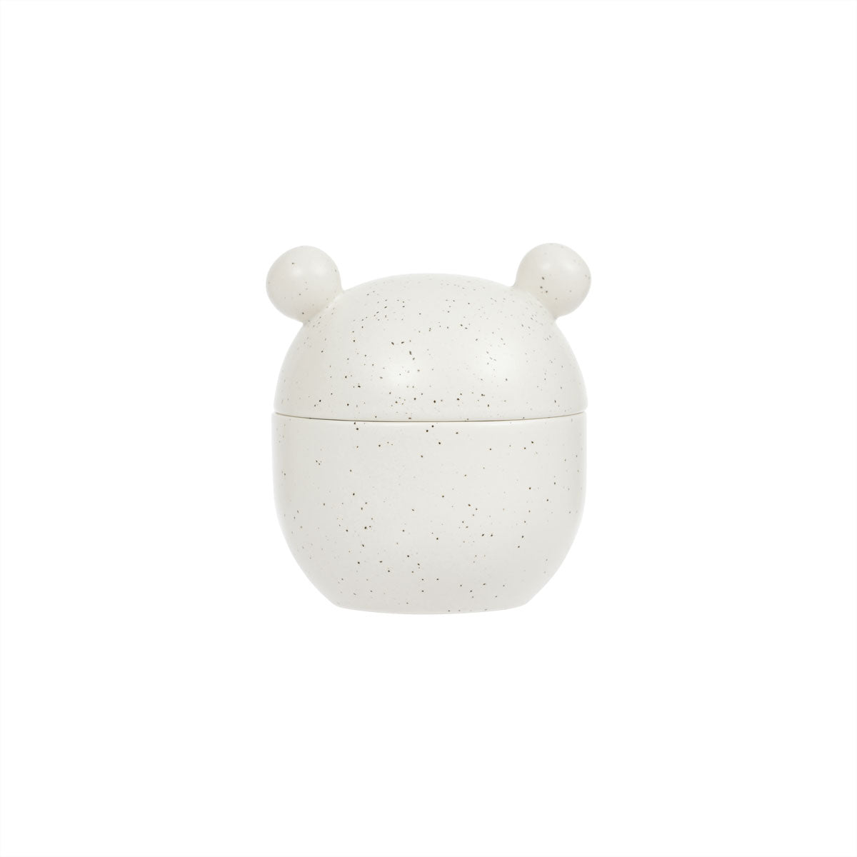 Saga Bonbonniere Jar Stoneware Cream
