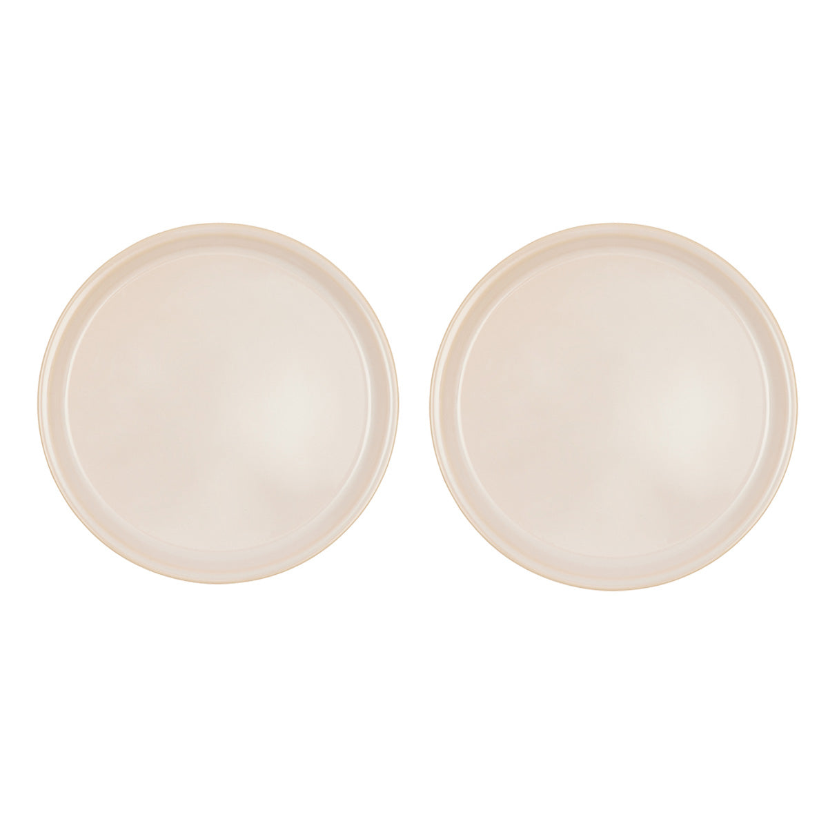 2x Yuka Dinner plate Terracotta Cream