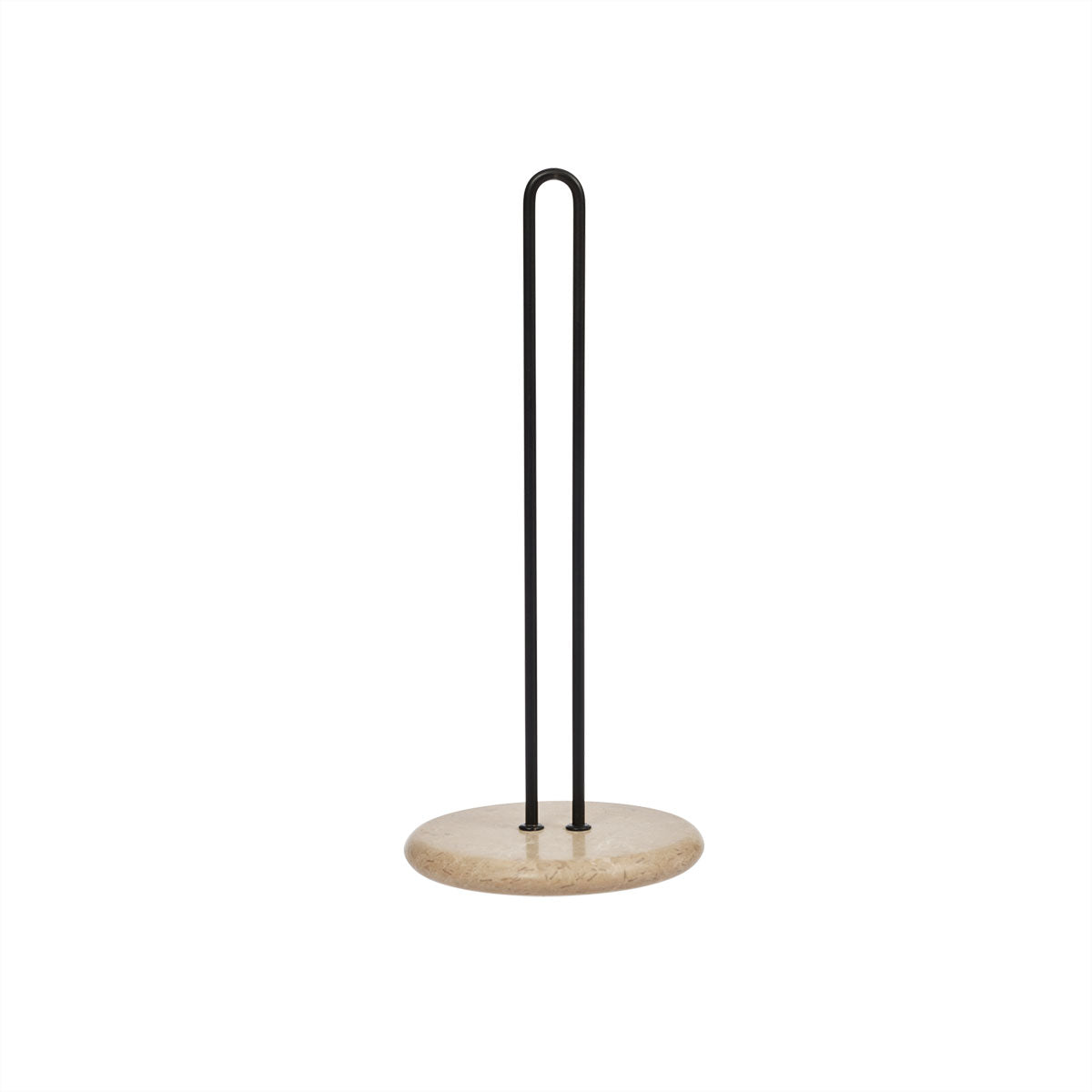 Savi kitchen roll holder marble iron beige