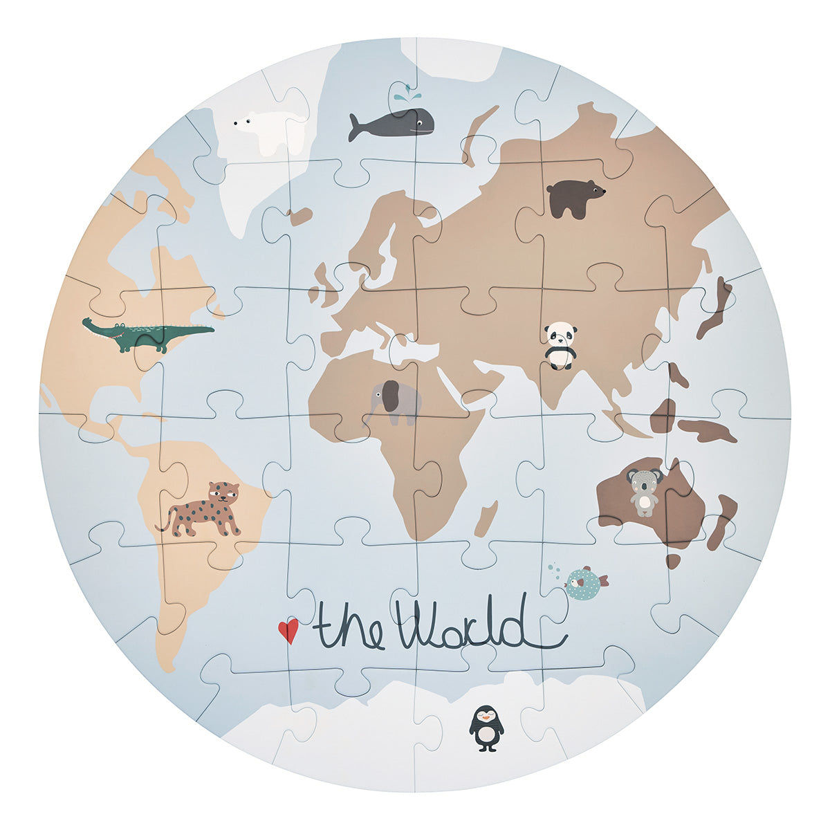 Puzzle Mondo Multicolore