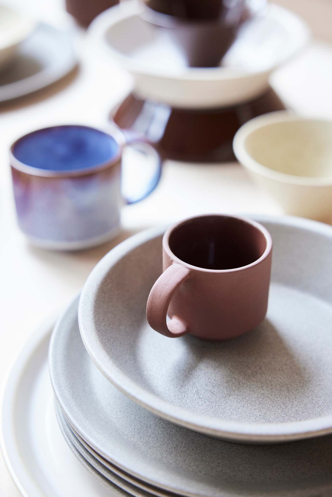 2x Yuka Espresso cup Terracotta Red