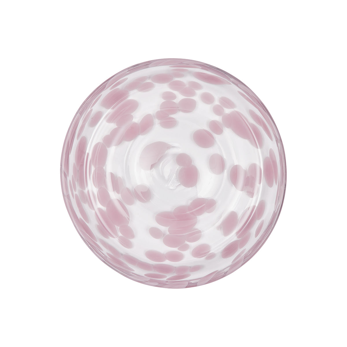Jali Dessert plate Glass Pink