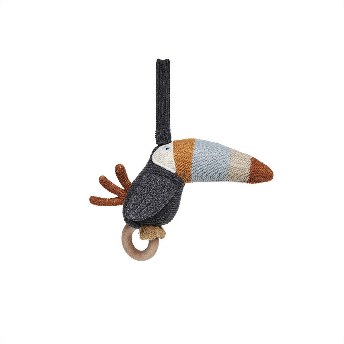 Toucan pendant cotton gray