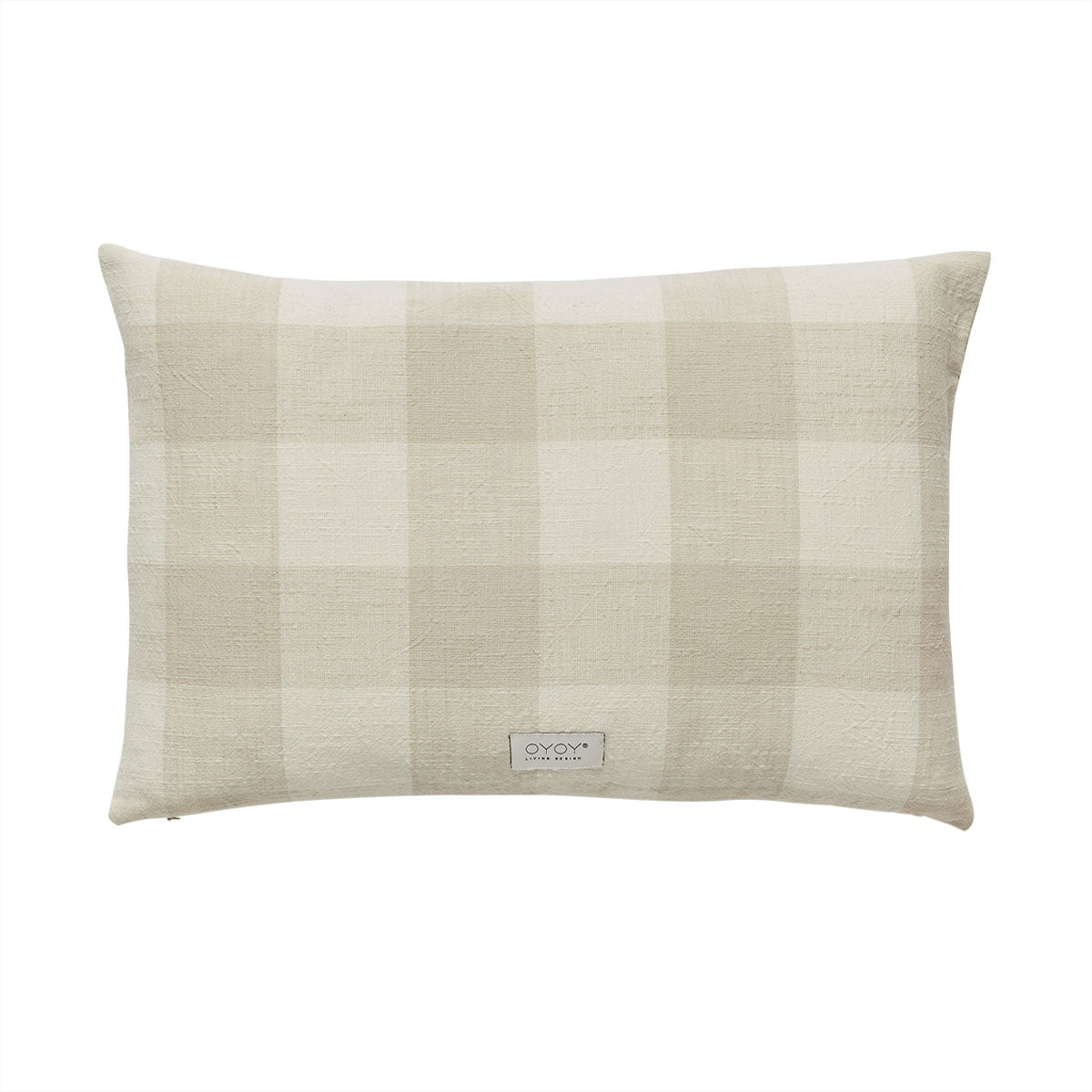 Chess pillowcase cotton beige