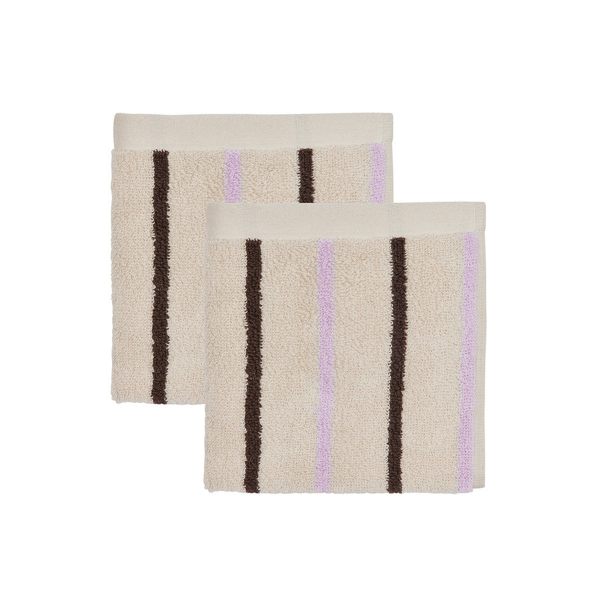 2x Raita Washcloth Cotton Multicolored