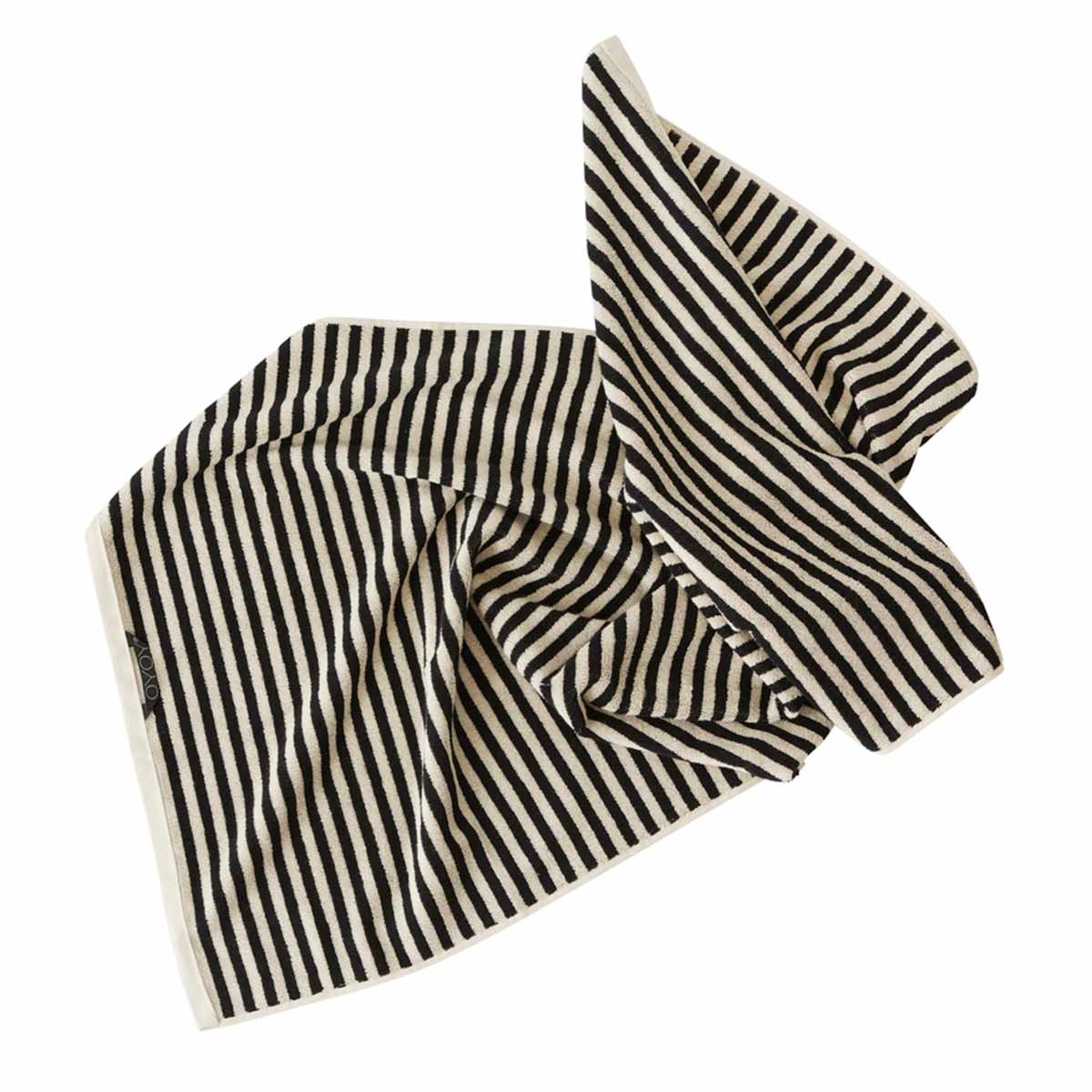 Raita Towel 100x150 cm Cotton Black