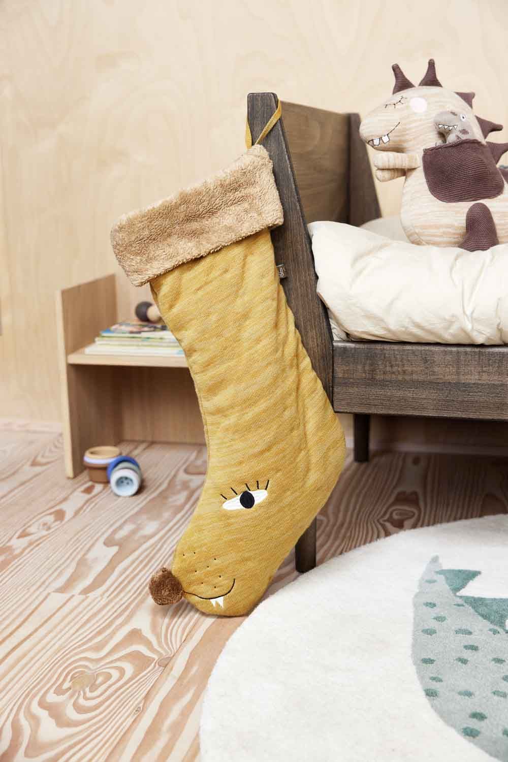 Löwen Christmas stocking Cotton Multicolored