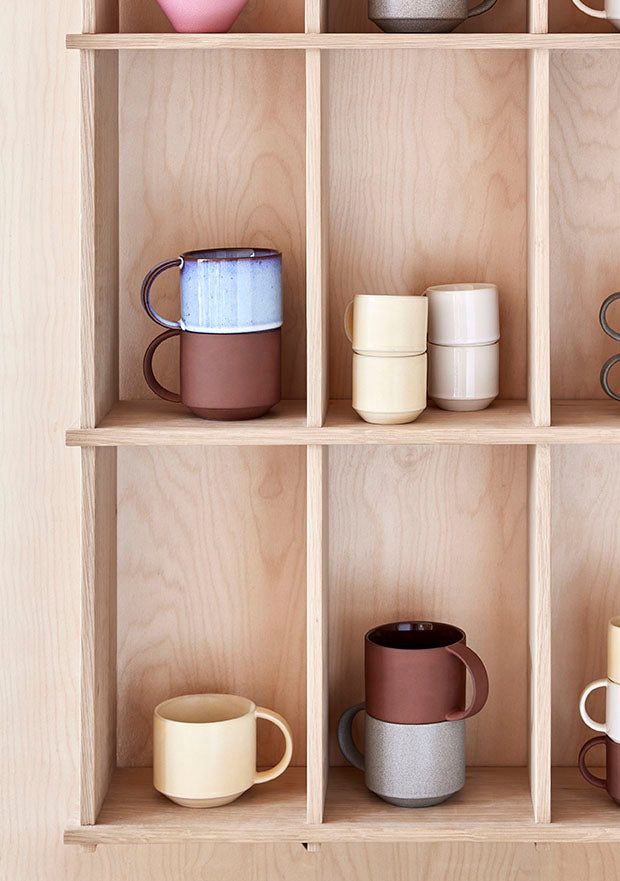 2x Yuka Tasse Terrakotta Blau