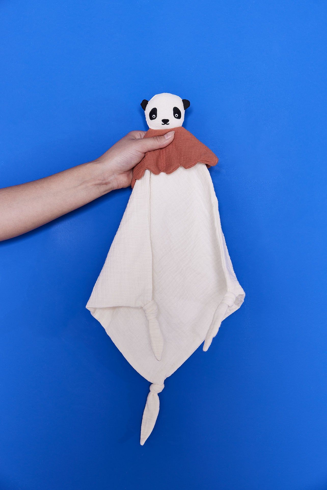 Lun Lun Cuddle Cloth Panda Cotton White