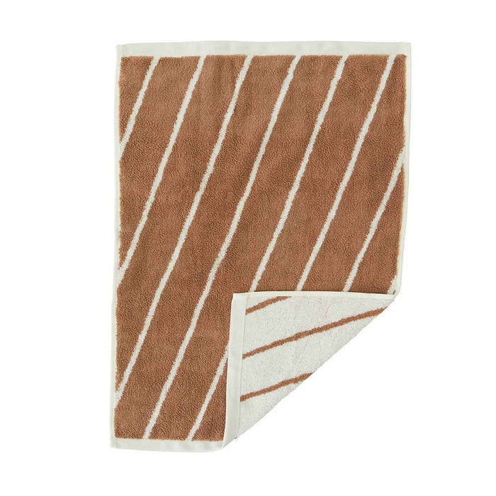 Raita Towel Organic Cotton Brown Striped
