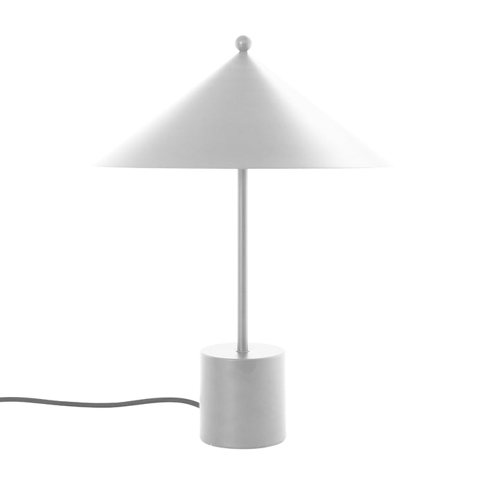 Kasa Table Lamp Steel White