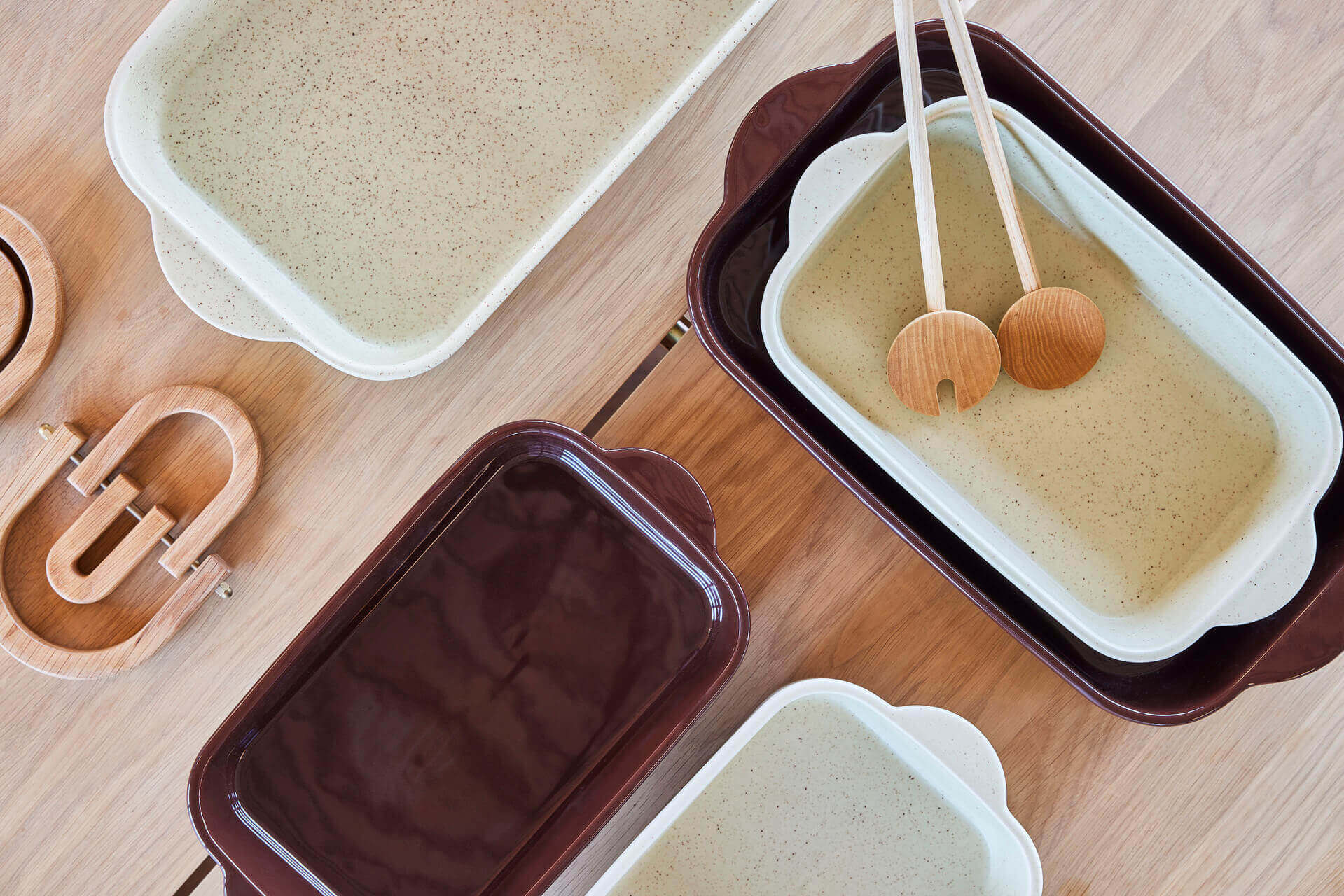 Yuka Casserole Dish Small Ceramic Natural
