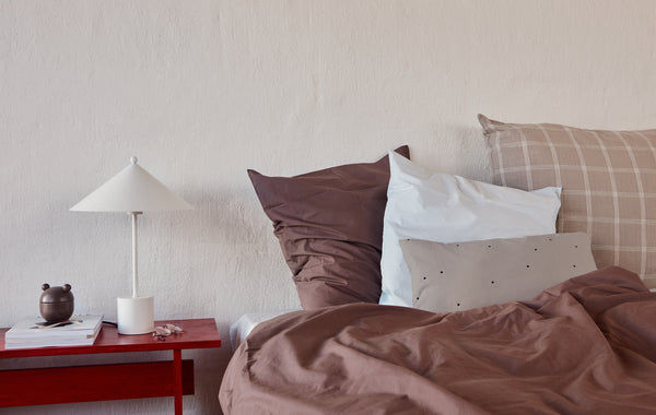 Kasa Table Lamp Steel White