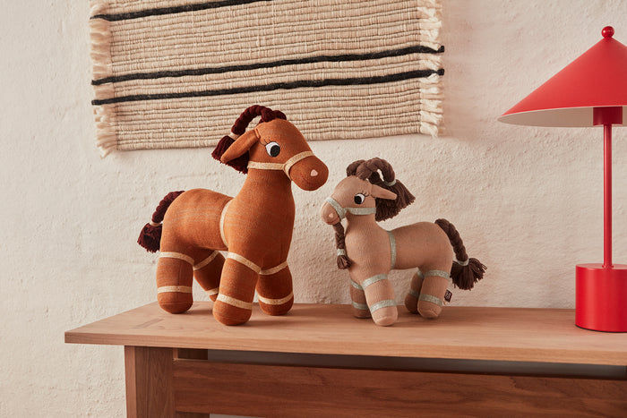Billy stuffed animal goat cotton brun